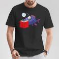 Anglerfish Reading Book T-Shirt Unique Gifts