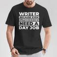 Author Writer Novelist Poetry Book T-Shirt Unique Gifts