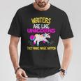 Authors Writer Magic Funny For Book Publisher And Writers T-Shirt Unique Gifts
