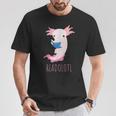 AXOLOTL Reads a Book READOLOTL Bookworm Axolotl T-Shirt Unique Gifts