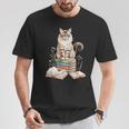 Balinese Cat Longhaired Siamese Books Flowers Book Reading T-Shirt Unique Gifts Balinese Cat Longhaired Siamese Books Flowers Book Reading T-Shirt Unique Gifts