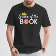 Basketball Scorebook Keeper Tshirt Scoring Queen Of The Book T-Shirt Unique Gifts