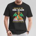Beware Of The Book Dragon Mythical Creatures T-Shirt Unique Gifts Beware Of The Book Dragon Mythical Creatures T-Shirt Unique Gifts
