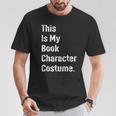 This Is Book Character Costume Easy Lazy DIY Halloween Party T-Shirt Unique Gifts This Is Book Character Costume Easy Lazy DIY Halloween Party T-Shirt Unique Gifts