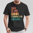 This Is My Book Character Costume Retro Halloween T-Shirt Unique Gifts This Is My Book Character Costume Retro Halloween T-Shirt Unique Gifts