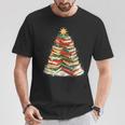 Book Christmas Tree Reading T-Shirt Unique Gifts
