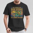 Book Dragon Kids Bookworm T-Shirt Unique Gifts