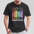 Book Flower Big Fan Of Human Rights Protest Feminist Quote T-Shirt Unique Gifts
