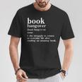 Book Hangover Reading Bookworm Book Lover T-Shirt Unique Gifts