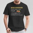 Book Hangover Shirt Book Saying Graphic Tee Reading T-Shirt Unique Gifts