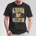 Book Lover Outside a Dog a Book Is a Man's Best Friend T-Shirt Unique Gifts Book Lover Outside a Dog a Book Is a Man's Best Friend T-Shirt Unique Gifts