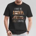 Book Lover Saying I Have No Shelf Control T-Shirt Unique Gifts