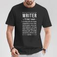Book Lovers & Writer Co -Adults Fun Writer Noun Definition Cotton Blend Short Sleeve T-Shirt Unique Gifts Book Lovers & Writer Co -Adults Fun Writer Noun Definition Cotton Blend Short Sleeve T-Shirt Unique Gifts
