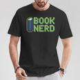 Book Nerd Pixel Retro Reading Bibliophile Gamer T-Shirt Unique Gifts
