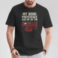 My Book Preference Naughty List Readers Christmas Joke T-Shirt Unique Gifts My Book Preference Naughty List Readers Christmas Joke T-Shirt Unique Gifts