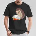 Book Reading Bookworm Forest Animal Wildlife Cute Hedgehog T-Shirt Unique Gifts Book Reading Bookworm Forest Animal Wildlife Cute Hedgehog T-Shirt Unique Gifts