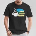 Book Reading And Coffee Books And Coffee T-Shirt Unique Gifts