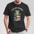 Book Reading Cute Frog Leap Into Reading T-Shirt Unique Gifts