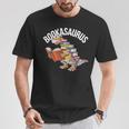 Book Reading Dinosaur T-Rex Dino Bookworm T-Shirt Unique Gifts