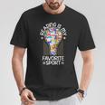 Book Reading Is My Favorite Sport Book Lover T-Shirt T-Shirt Unique Gifts