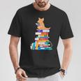 Book Reading Kangaroo Tea Coffee Kawaii Bookworm T-Shirt Unique Gifts
