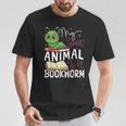 Book Reading My Spirit Animal Is A Bookworm T-Shirt Unique Gifts