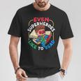 Book Reading Superheroes Like To Read T-Shirt Unique Gifts