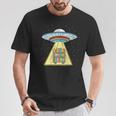 Book Shelf Ufo Abduction T-Shirt Unique Gifts Book Shelf Ufo Abduction T-Shirt Unique Gifts