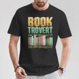 Book Trovert Introvert Reader T-Shirt Unique Gifts