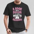 A Book Worth Banning Is A Book Worth Reading Librarian T-Shirt Unique Gifts