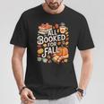 All Booked For Fall Cute Book Lover Autumn Reading Bookish T-Shirt Unique Gifts