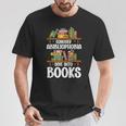 Bookish Book Lover Bookworm Abibliophobia T-Shirt Unique Gifts