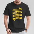 Bookmark You Mean Quitter Strip Literary Book Reading T-Shirt Unique Gifts