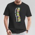 Books Are My Anatomy Spine Backbone Bookworm Reading T-Shirt Unique Gifts Books Are My Anatomy Spine Backbone Bookworm Reading T-Shirt Unique Gifts