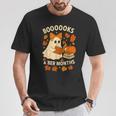 Books And BER Months Fall Librarian Reading Halloween T-Shirt Unique Gifts