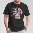 My Books Are Calling Book Lover Quote T-Shirt Unique Gifts