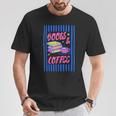 Books And Coffee Bookish Bookworm Reading Book Lover Women T-Shirt Unique Gifts