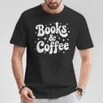 Books And Coffee Retro Reading Quote T-Shirt Unique Gifts