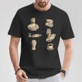 Books Coffee And Statues Dark Academia T-Shirt Unique Gifts