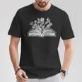 Books Flowers Library Bibliophile Literature Novel Bookworm T-Shirt Unique Gifts Books Flowers Library Bibliophile Literature Novel Bookworm T-Shirt Unique Gifts