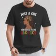 Books And Locs Loc'd Dreadlocs Locd Hair T-Shirt Unique Gifts