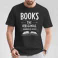 Books The Original Handheld Device Book Reading T-Shirt Unique Gifts