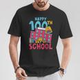 Books School Backpack Student Teacher 100 Days Of School For Men Women Kids T-Shirt Unique Gifts