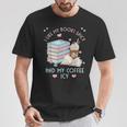 I Like My Books Spicy And My Coffee ICY Shirt Bookworm T-Shirt Unique Gifts