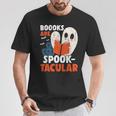 Books Are Spook-Tacular Halloween Bookworm Book Reading T-Shirt Unique Gifts Books Are Spook-Tacular Halloween Bookworm Book Reading T-Shirt Unique Gifts