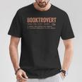 Booktrovert Definition T-Shirt Unique Gifts Booktrovert Definition T-Shirt Unique Gifts