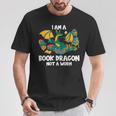 Bookworm Books Reading I Am A Book Dragon T-Shirt Unique Gifts