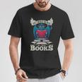 Bookworm Flying Mythical Creature Book Reading Dragon T-Shirt Unique Gifts