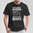 Bookworm Outfit Book Lover It's Not Hoarding If It's Books T-Shirt Unique Gifts Bookworm Outfit Book Lover It's Not Hoarding If It's Books T-Shirt Unique Gifts