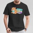 Bookworm Reading Hamster Books T-Shirt Unique Gifts